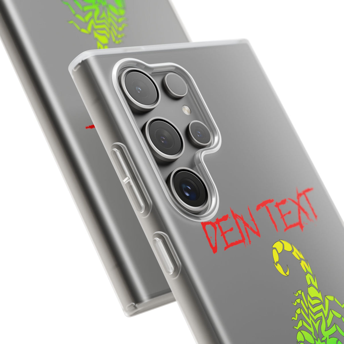 Personalisierte Samsung Flexi-Handyhülle mit Wunschtext, Foto oder Anime-Design – Galaxy S21–S23
