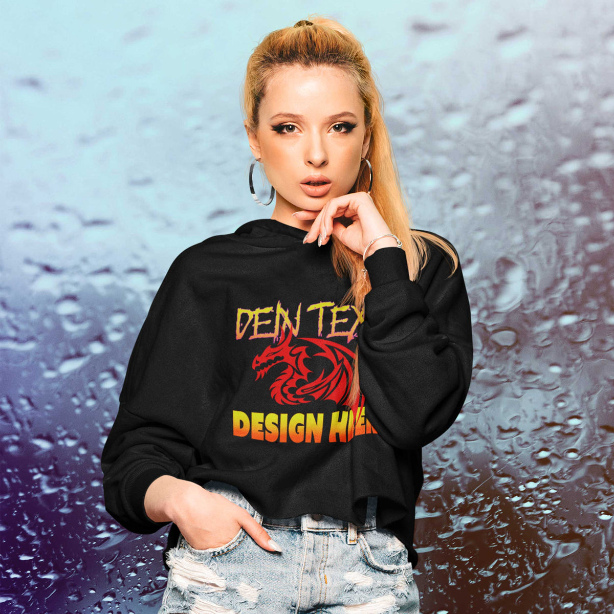 Unisex Bio Streetwear Hoodie mit Side Pocket (Organic Cotton) - Personalisierbar mit Text, Foto & Anime-Design