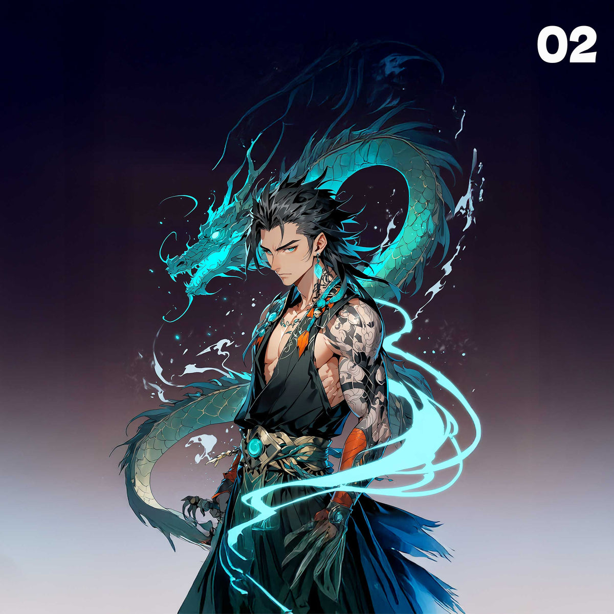 Tokyo Anime Young Warrior Set 01 - Designs für iPhone und Samsung Case