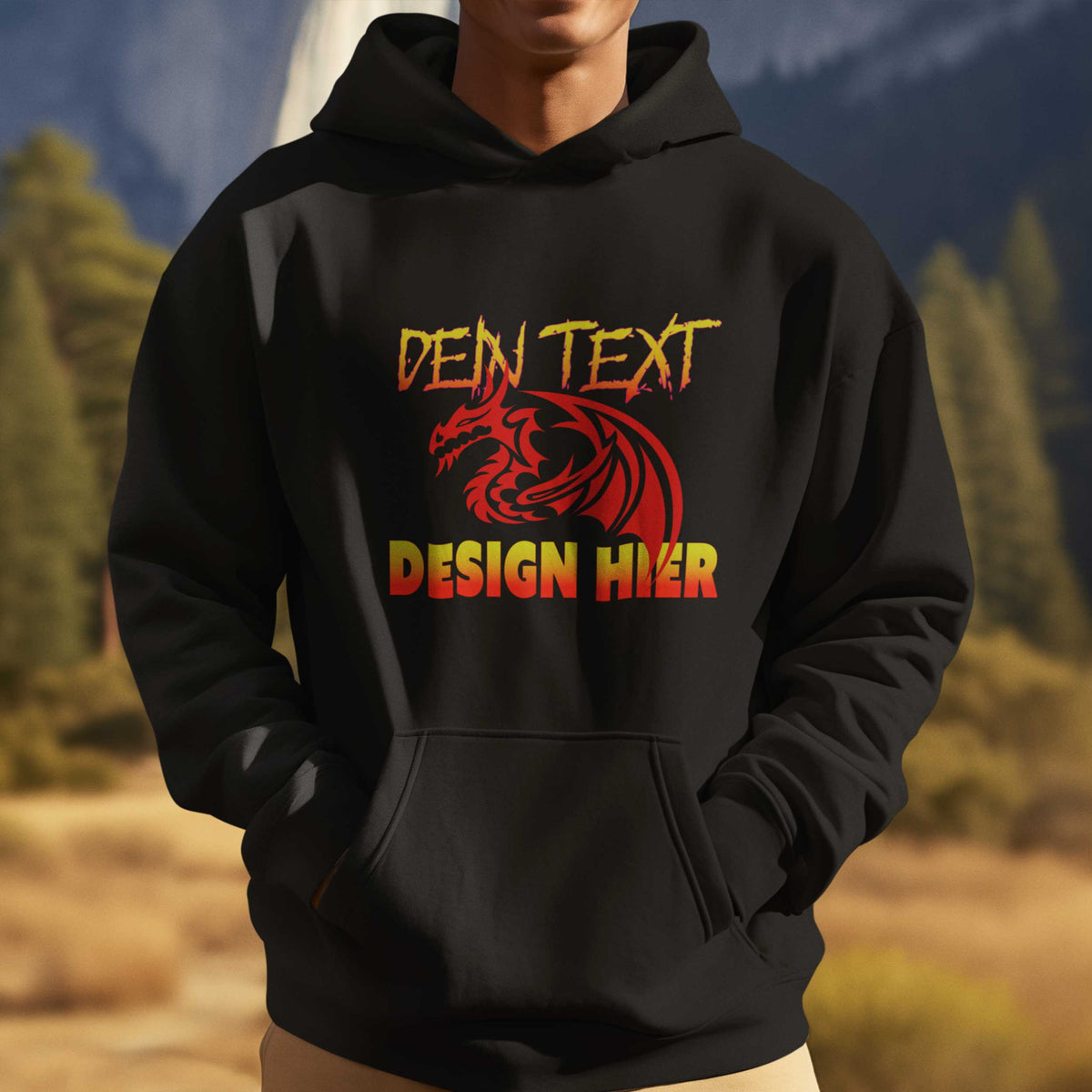 Unisex Bio Anime Streetwear Hoodie (Organic Cotton) - Custom Design/ Logo & Text