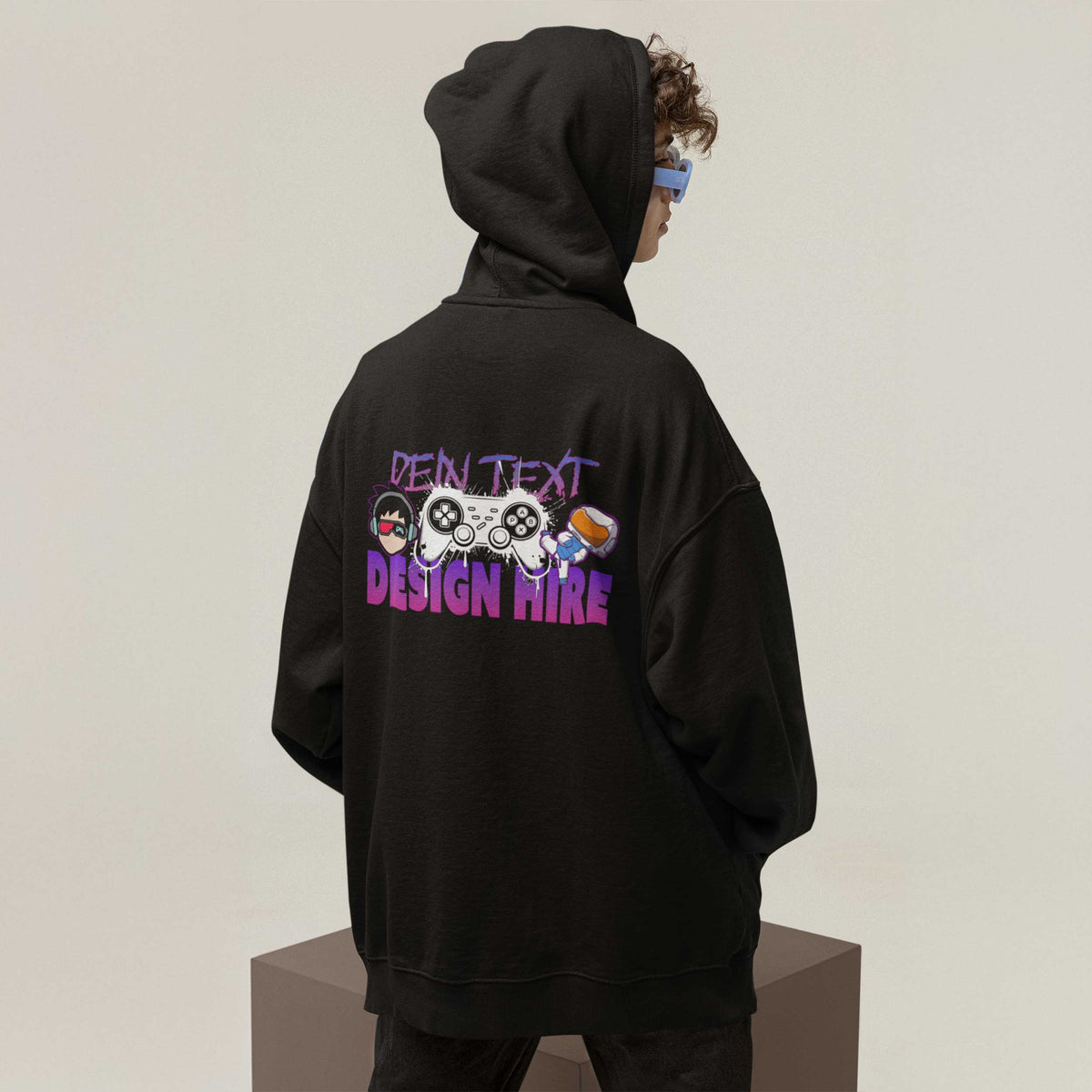 Kinder Bio Premium Hoodie (Organic Cotton) - Personalisierbar mit Text, Foto & Anime-Design - Kids Organic Hoodie (GR.98-164)
