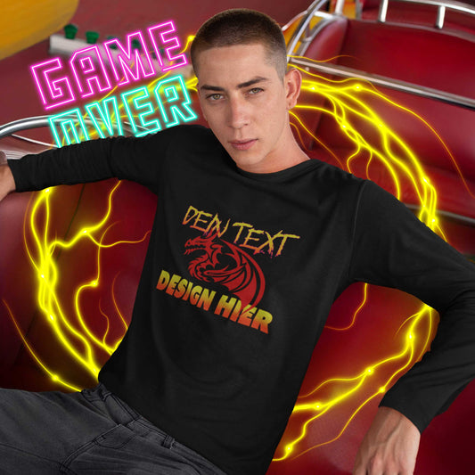 Custom Unisex Bio Longsleeve (100% Organic) - Dein Text & Design