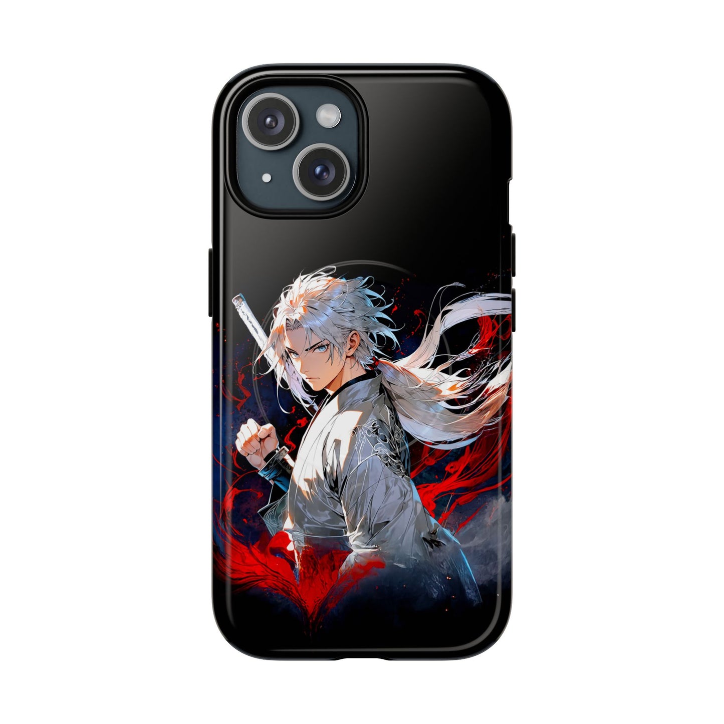Anime Samurai Phone Case — Personalized Tough Magnetic Case