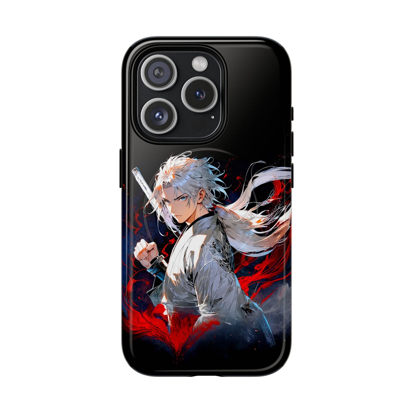 Anime Samurai Phone Case — Personalized Tough Magnetic Case