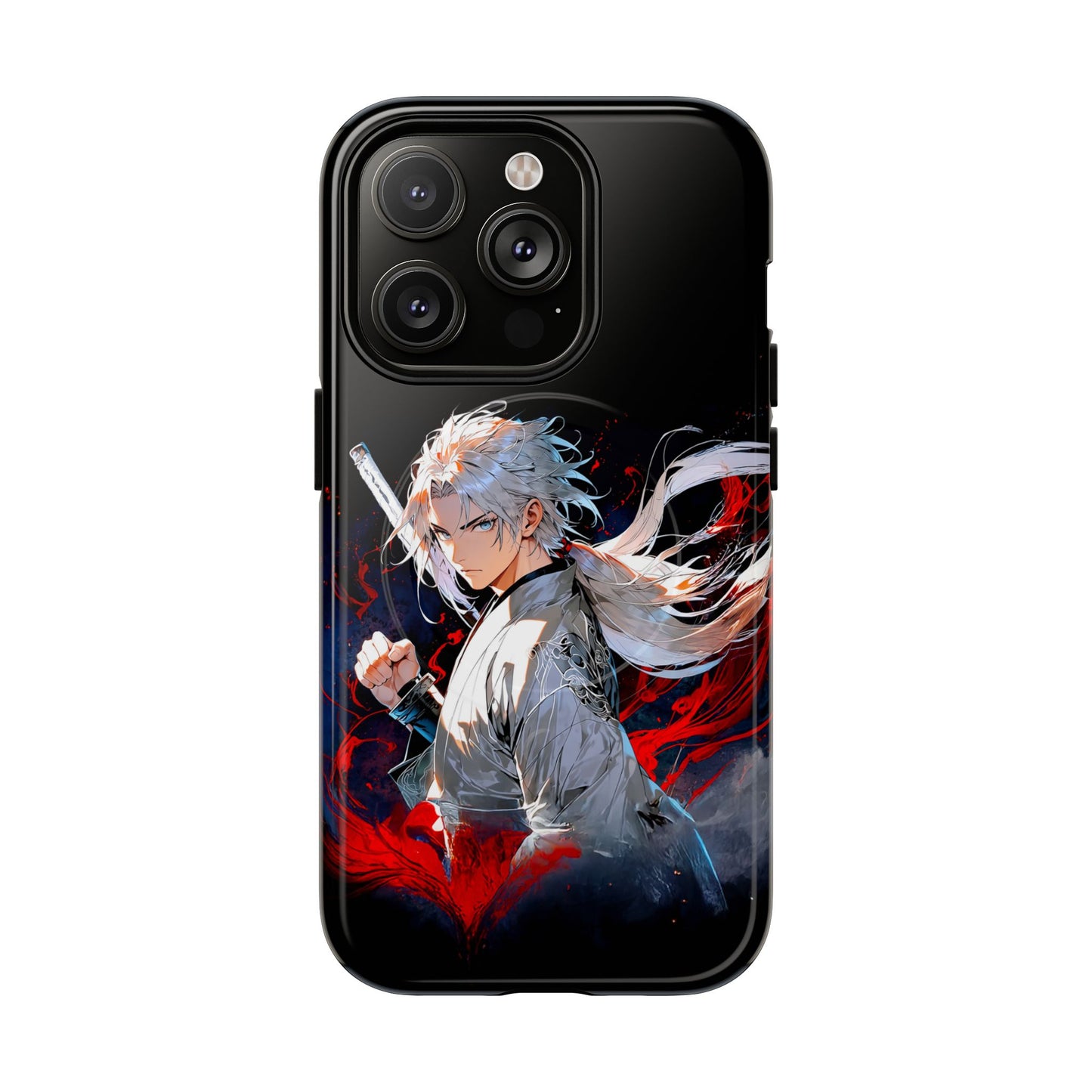 Anime Samurai Phone Case — Personalized Tough Magnetic Case