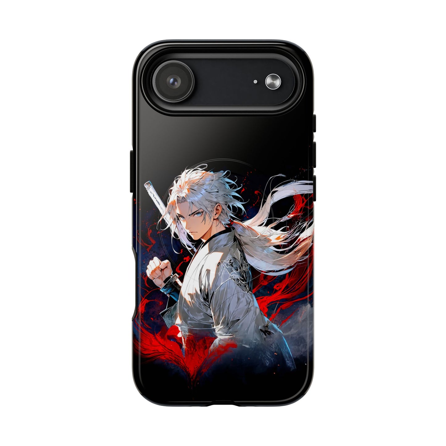Anime Samurai Phone Case — Personalized Tough Magnetic Case