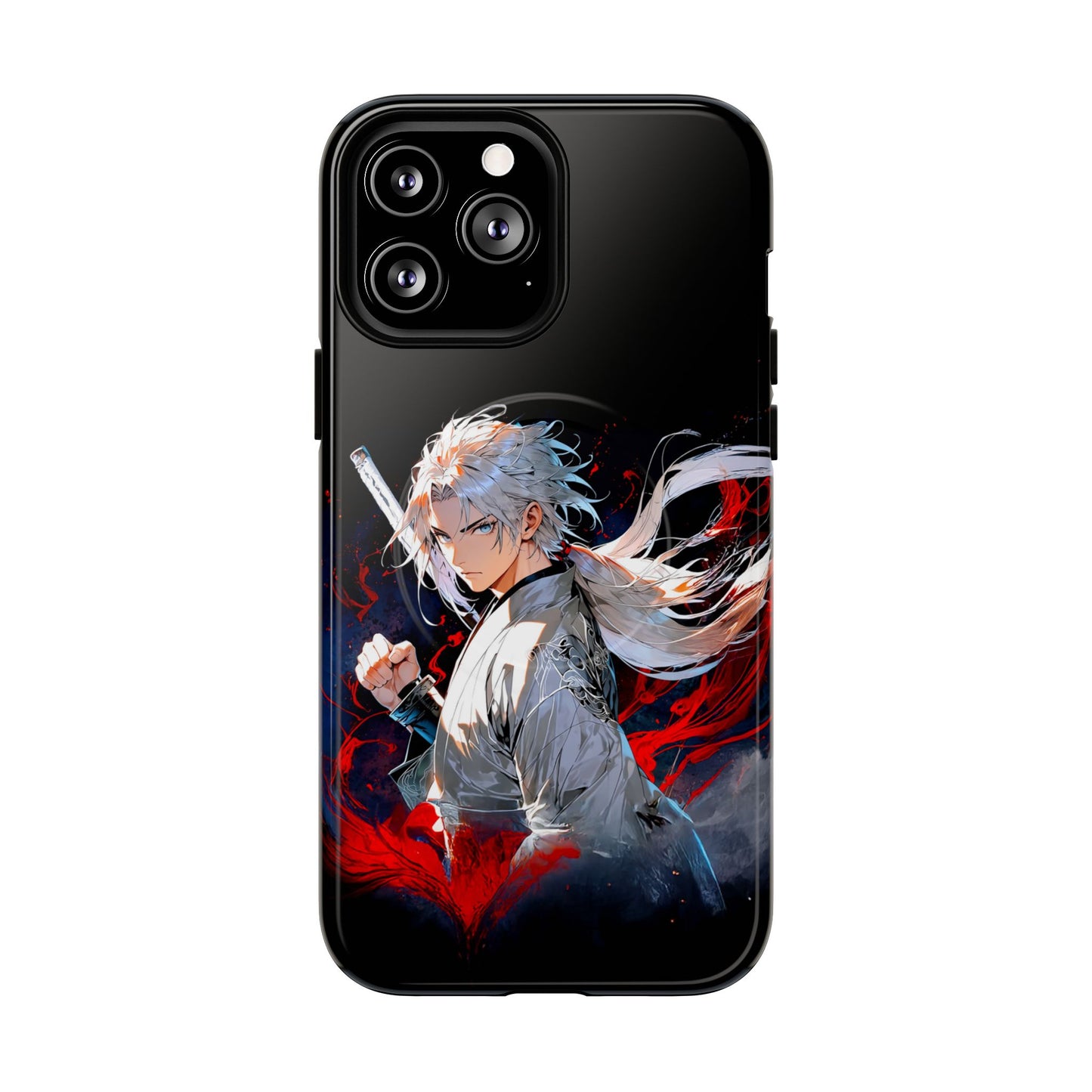 Anime Samurai Phone Case — Personalized Tough Magnetic Case