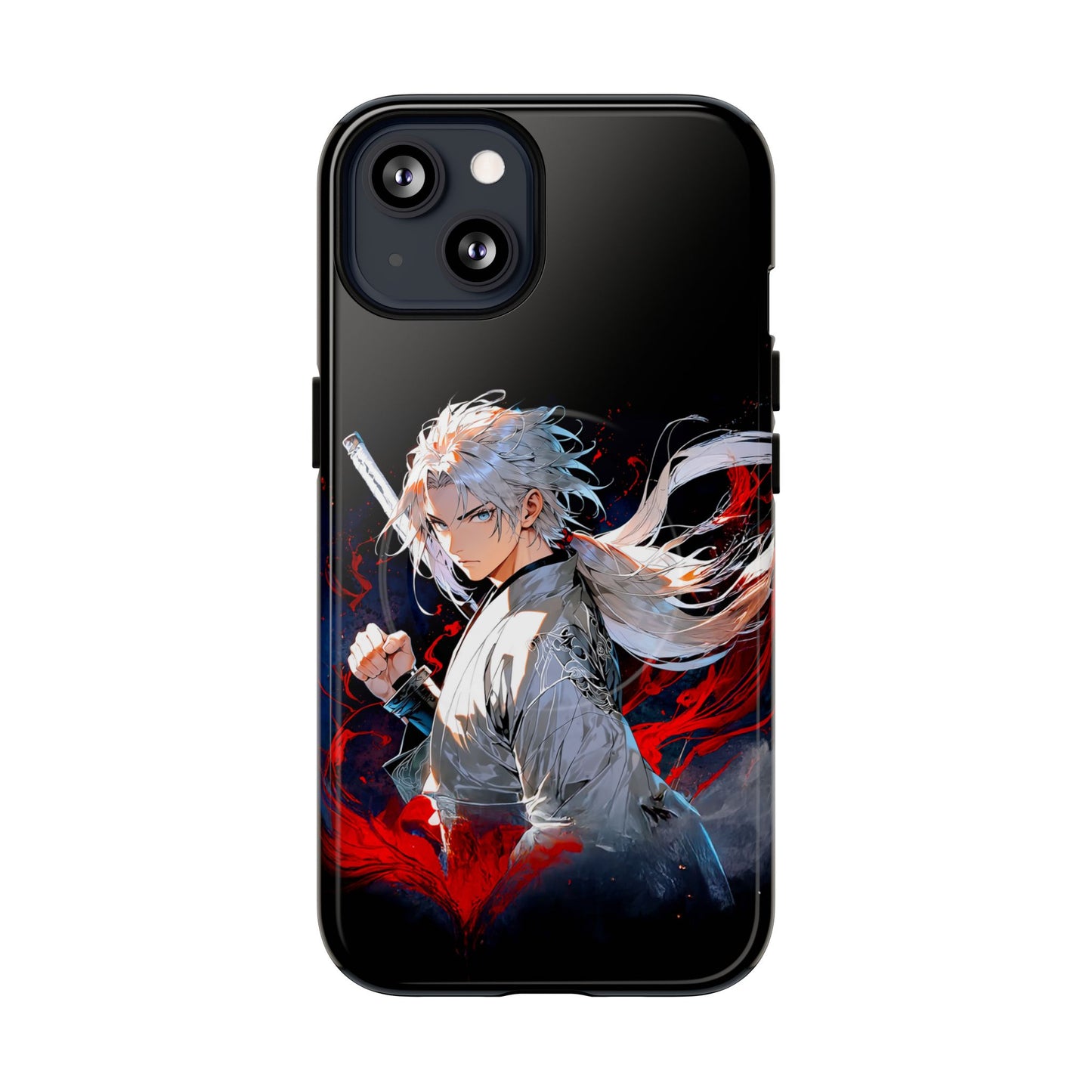 Anime Samurai Phone Case — Personalized Tough Magnetic Case