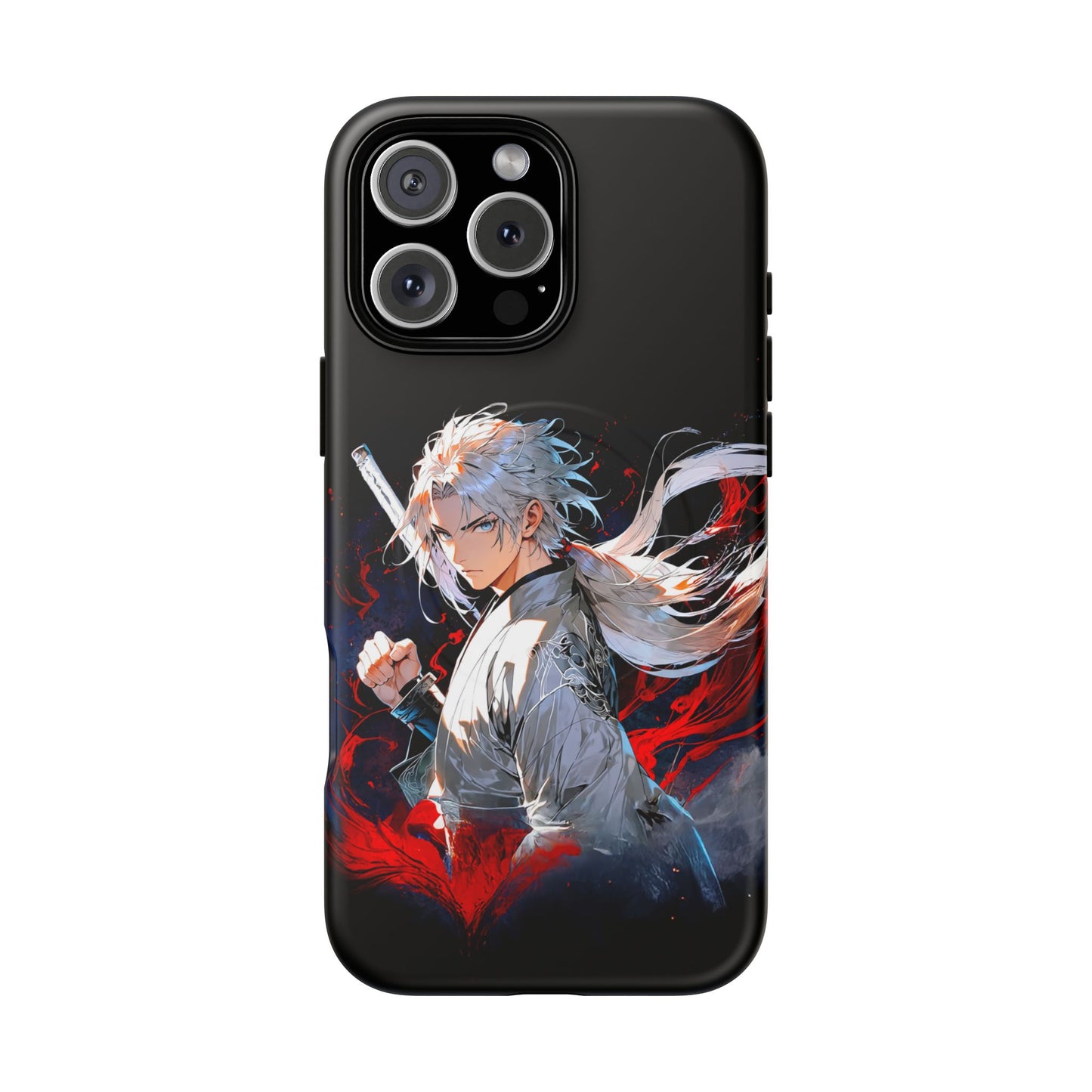 Anime Samurai Phone Case — Personalized Tough Magnetic Case