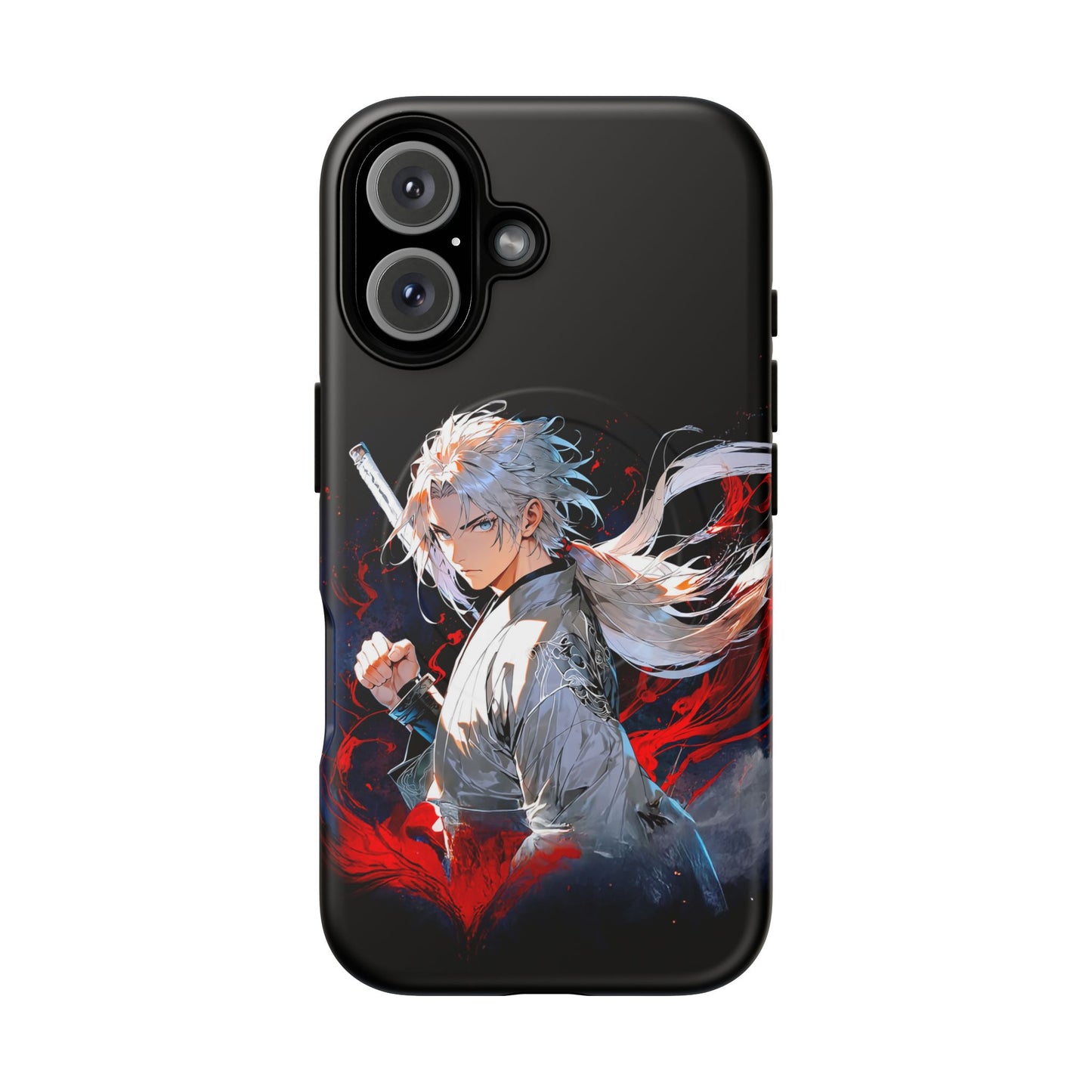 Anime Samurai Phone Case — Personalized Tough Magnetic Case