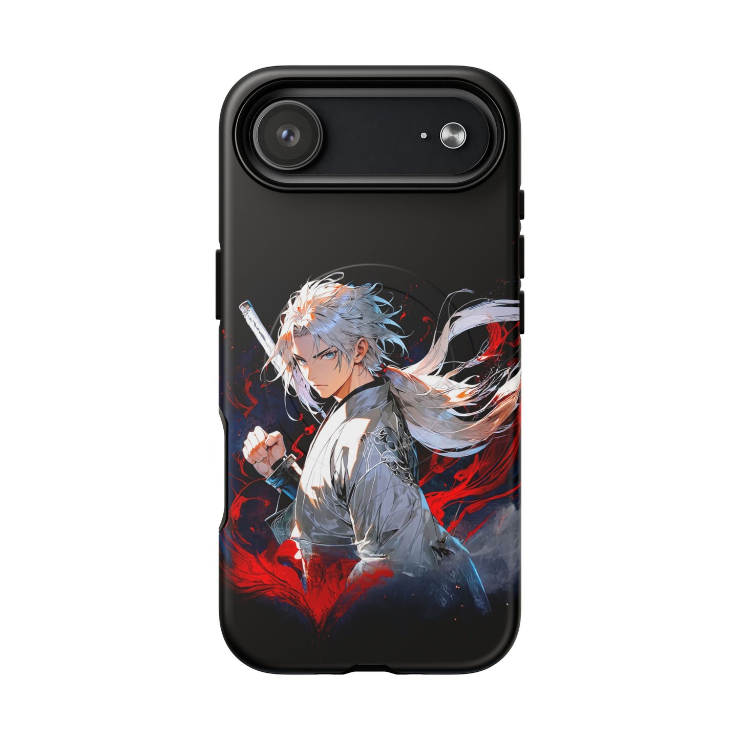 Anime Samurai Phone Case — Personalized Tough Magnetic Case