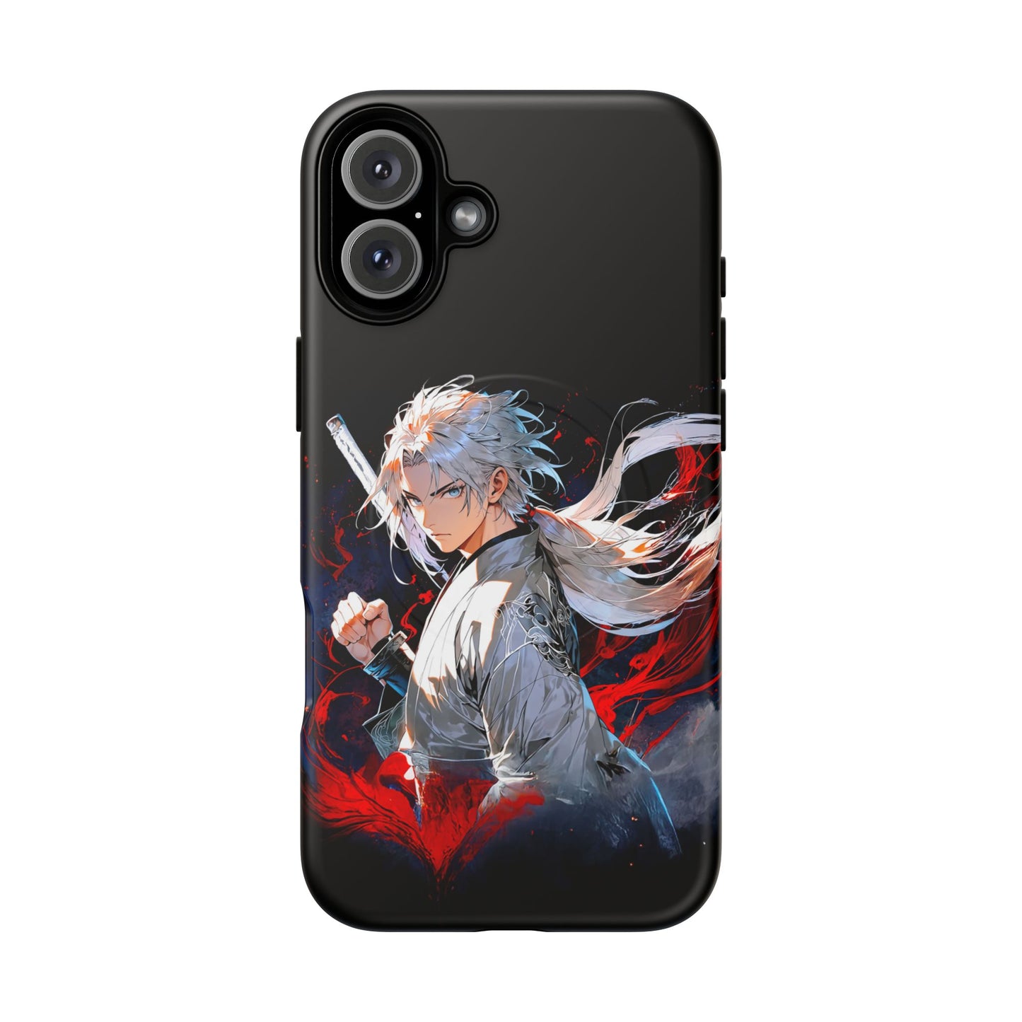 Anime Samurai Phone Case — Personalized Tough Magnetic Case