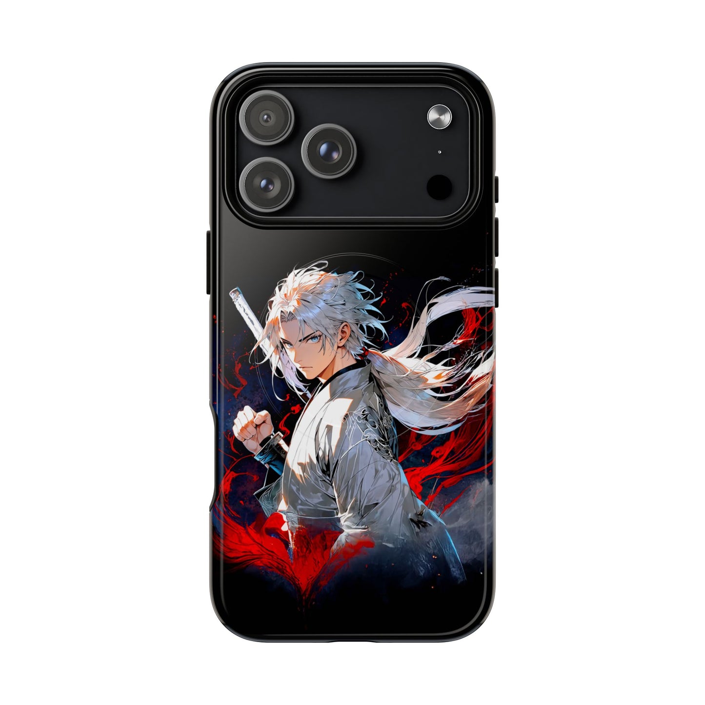 Anime Samurai Phone Case — Personalized Tough Magnetic Case