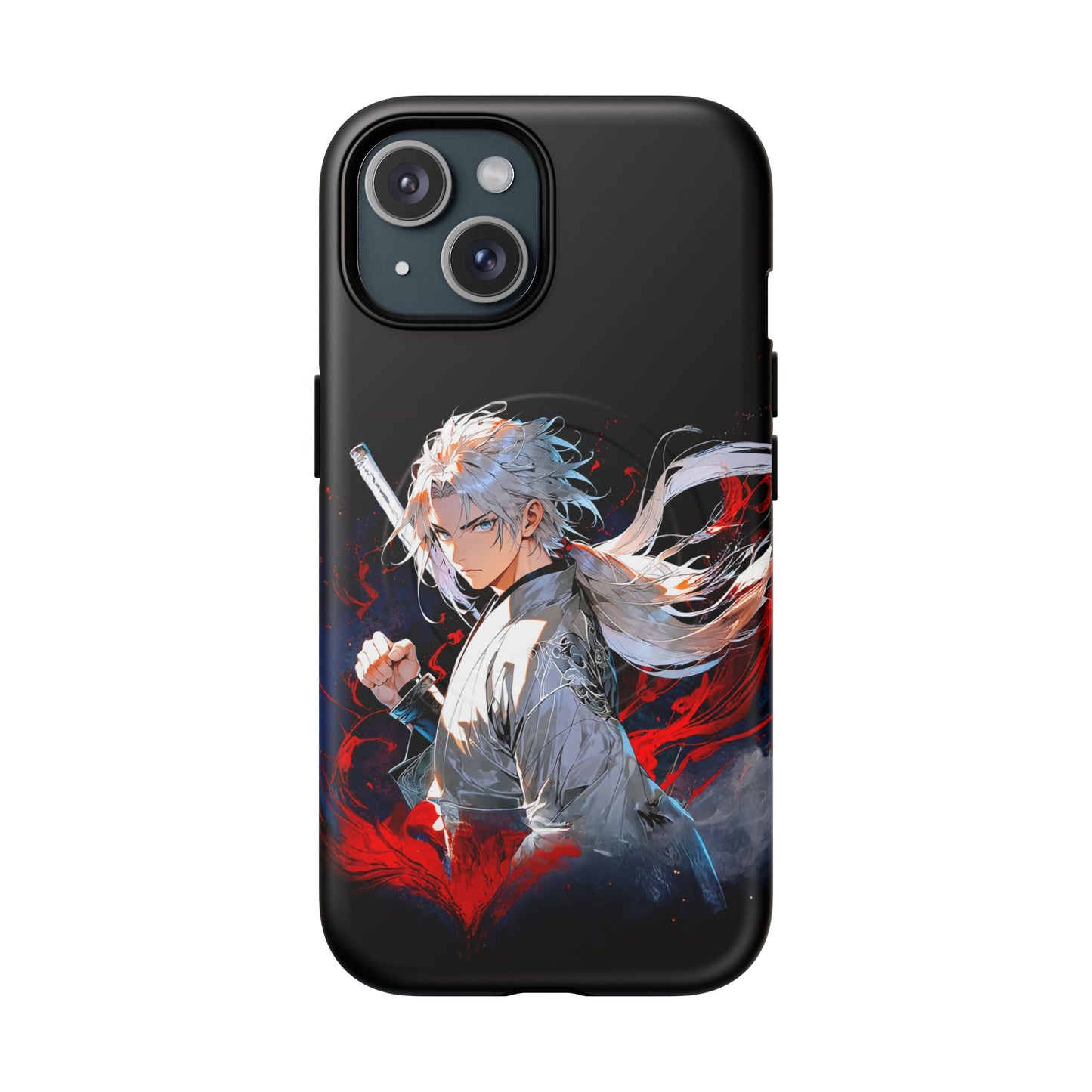 Anime Samurai Phone Case — Personalized Tough Magnetic Case