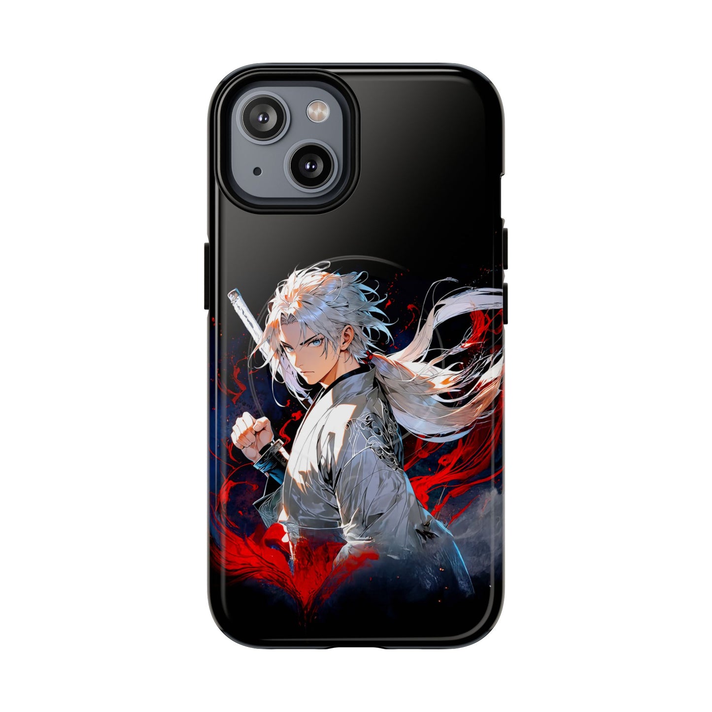 Anime Samurai Phone Case — Personalized Tough Magnetic Case