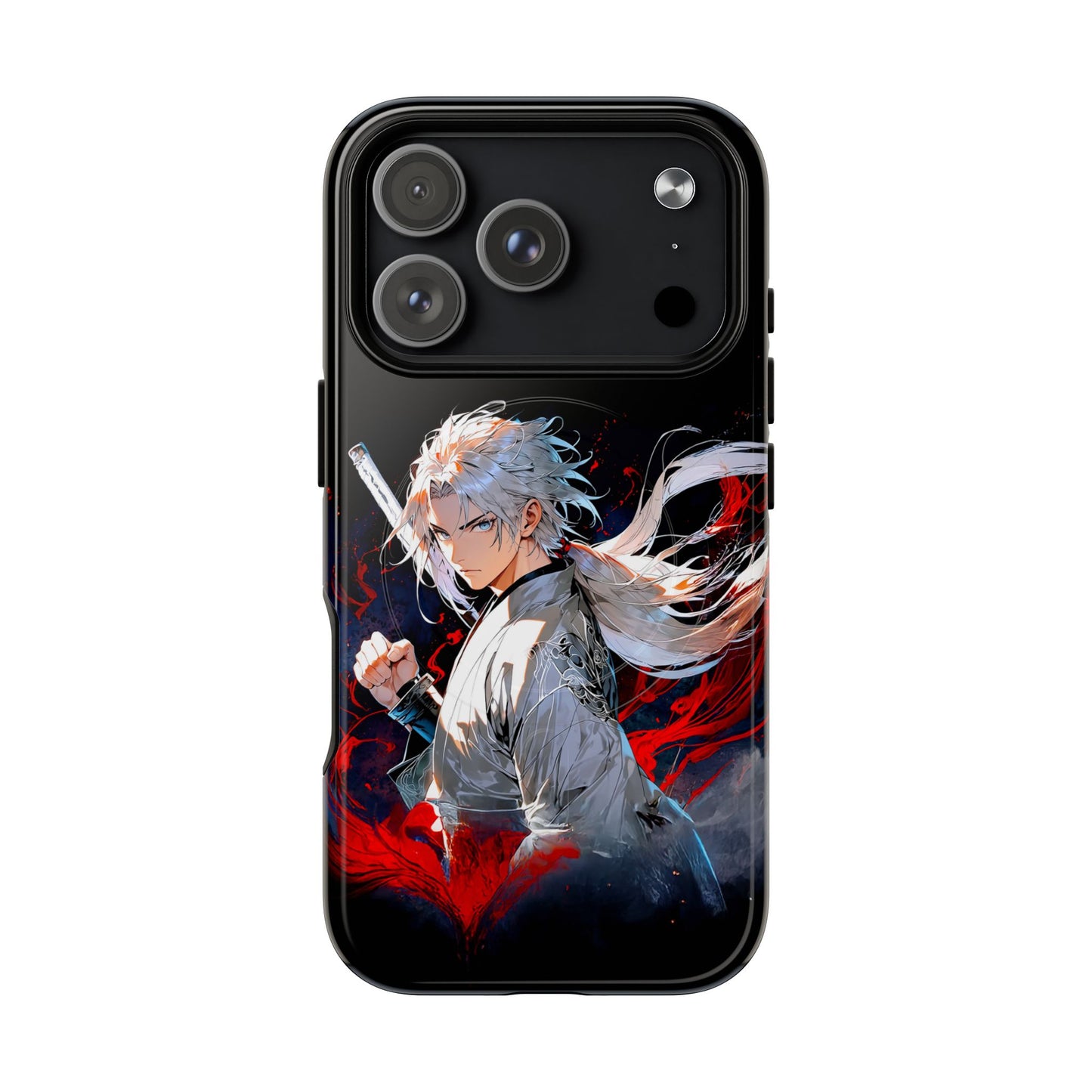 Anime Samurai Phone Case — Personalized Tough Magnetic Case