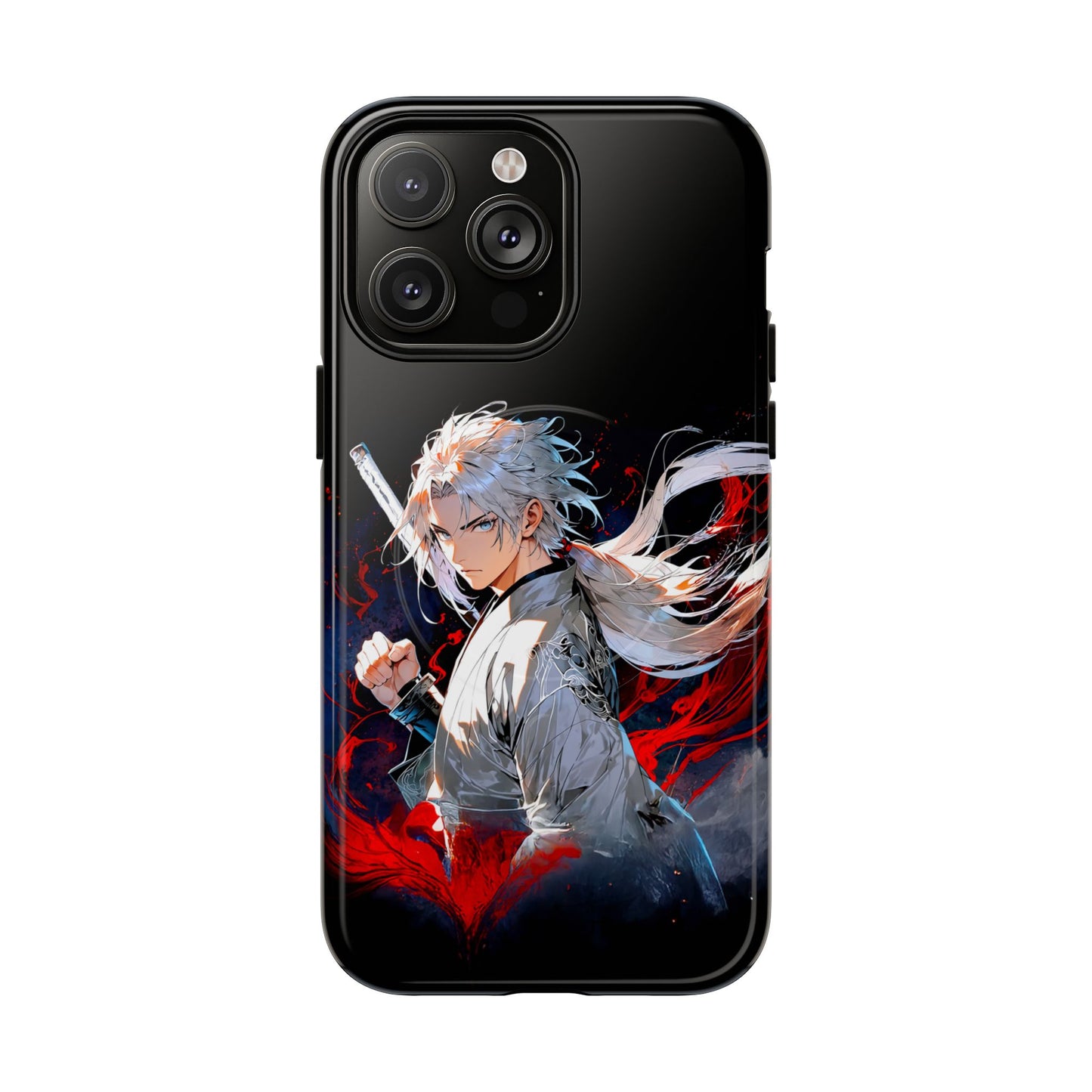 Anime Samurai Phone Case — Personalized Tough Magnetic Case
