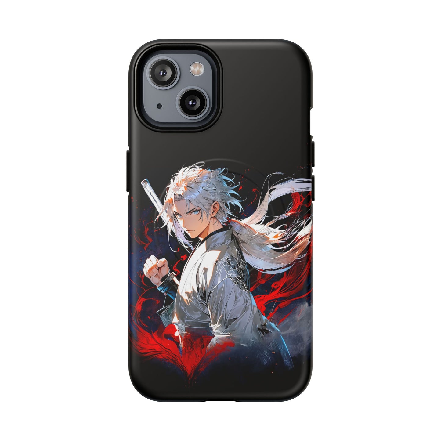 Anime Samurai Phone Case — Personalized Tough Magnetic Case