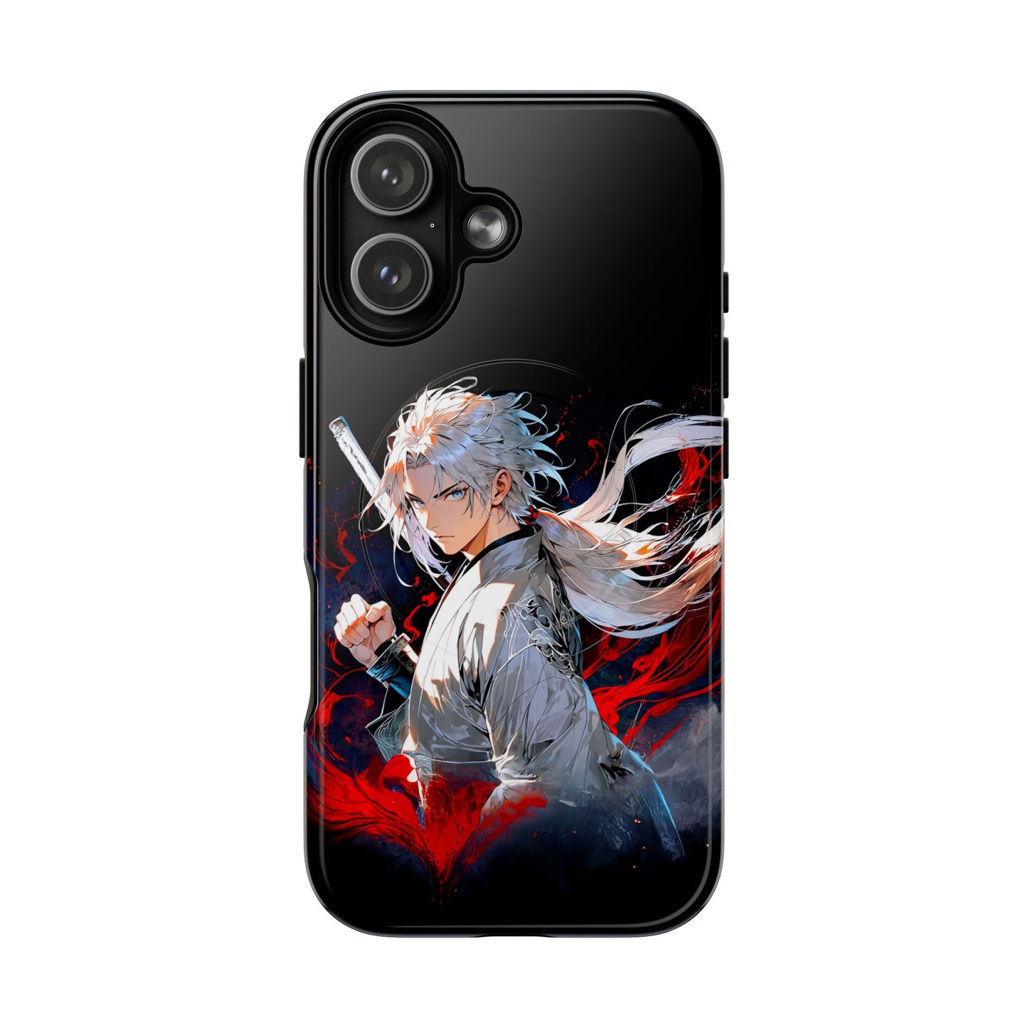 Anime Samurai Phone Case — Personalized Tough Magnetic Case