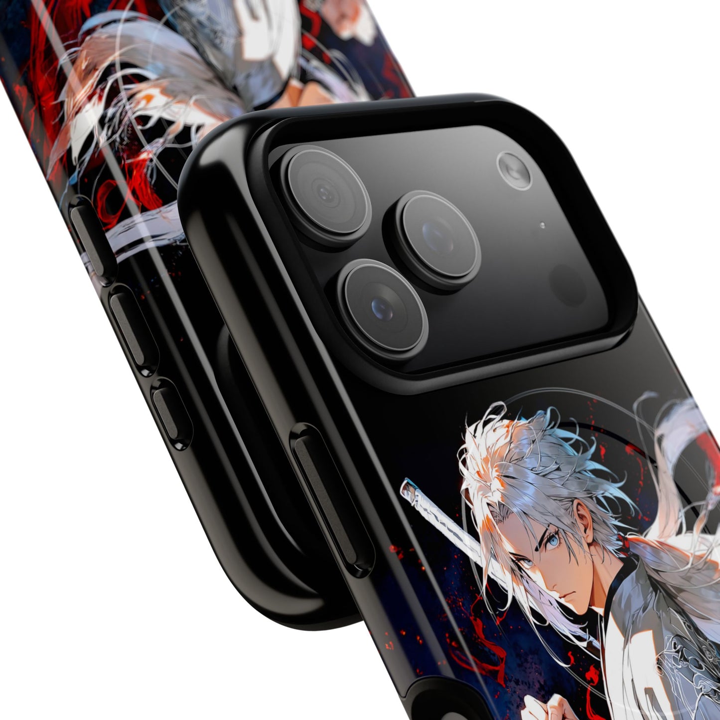 Anime Samurai Phone Case — Personalized Tough Magnetic Case