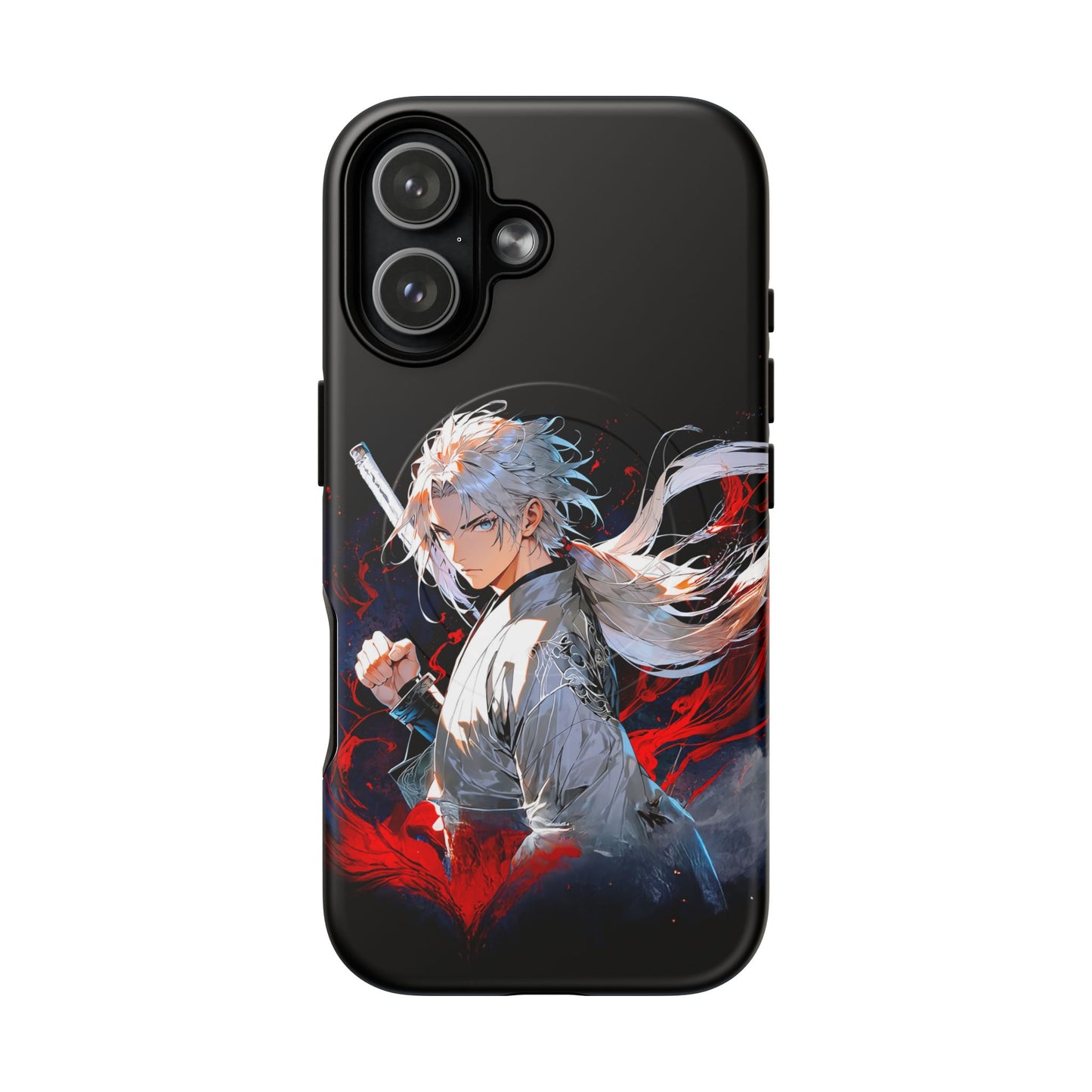 Anime Samurai Phone Case — Personalized Tough Magnetic Case