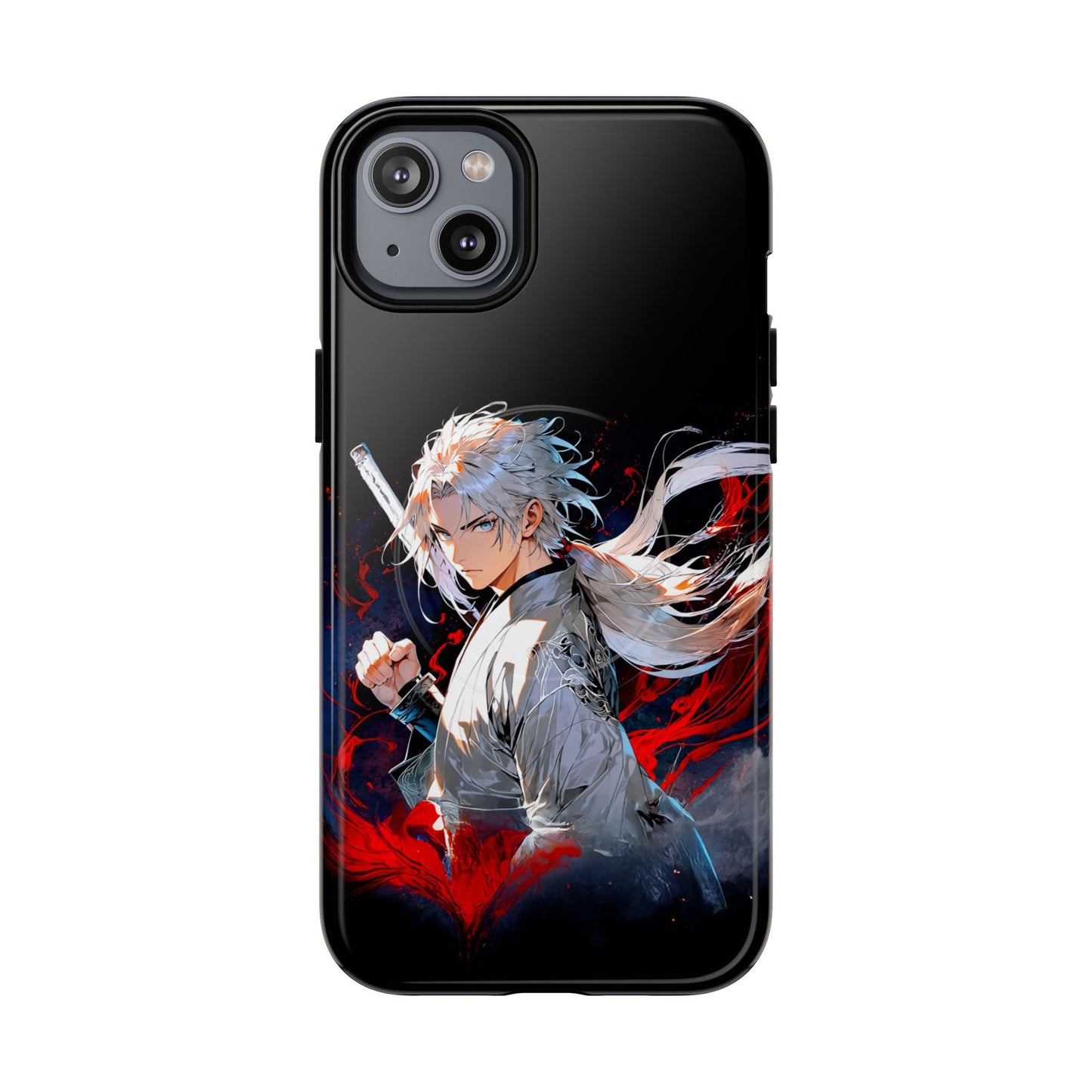 Anime Samurai Phone Case — Personalized Tough Magnetic Case