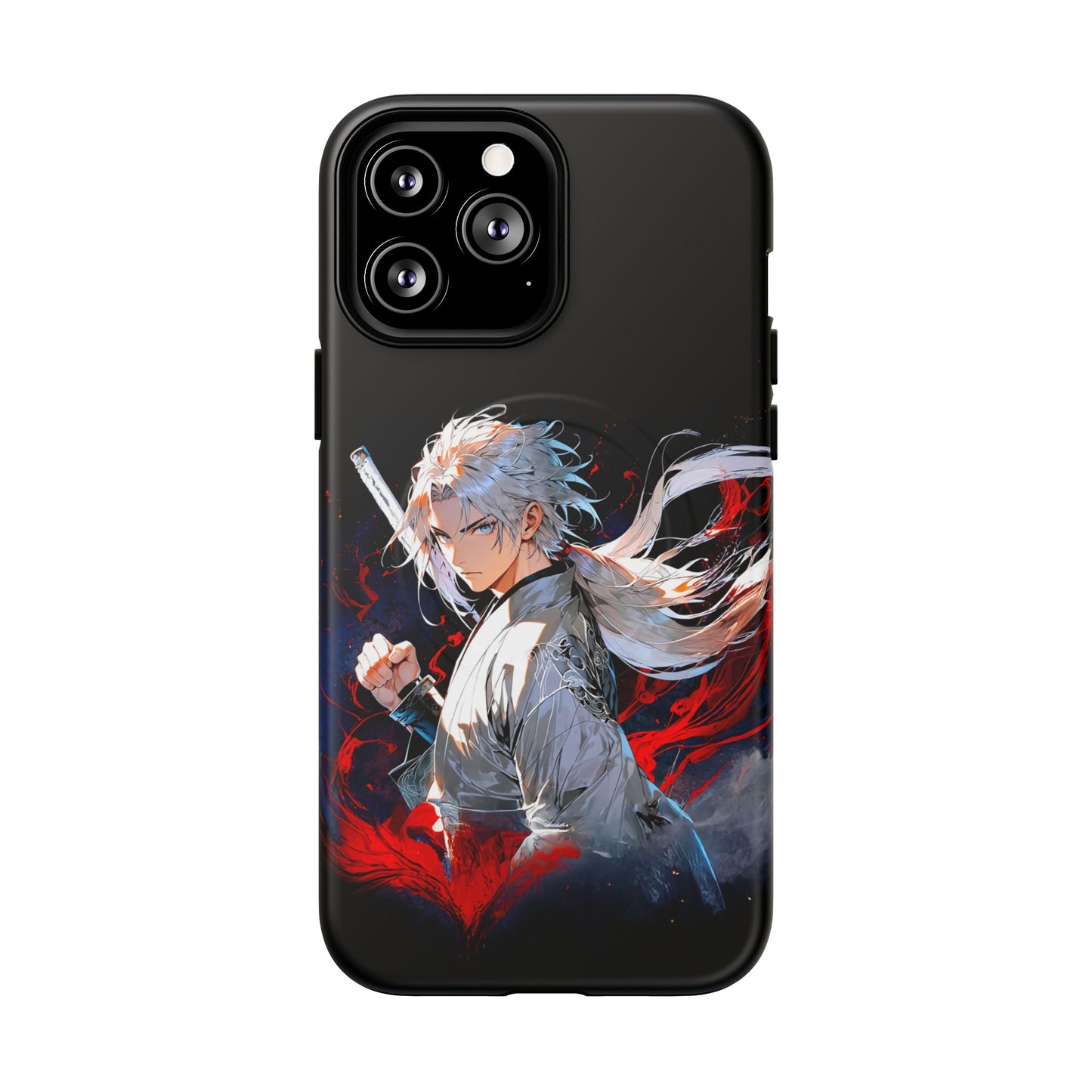 Anime Samurai Phone Case — Personalized Tough Magnetic Case