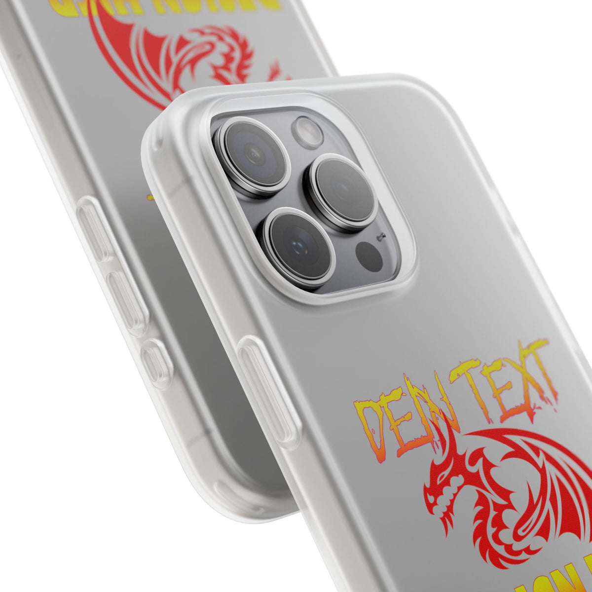 Personalisierte Flexi Handyhülle – Dein Text/Dein Design für iPhone 11-18