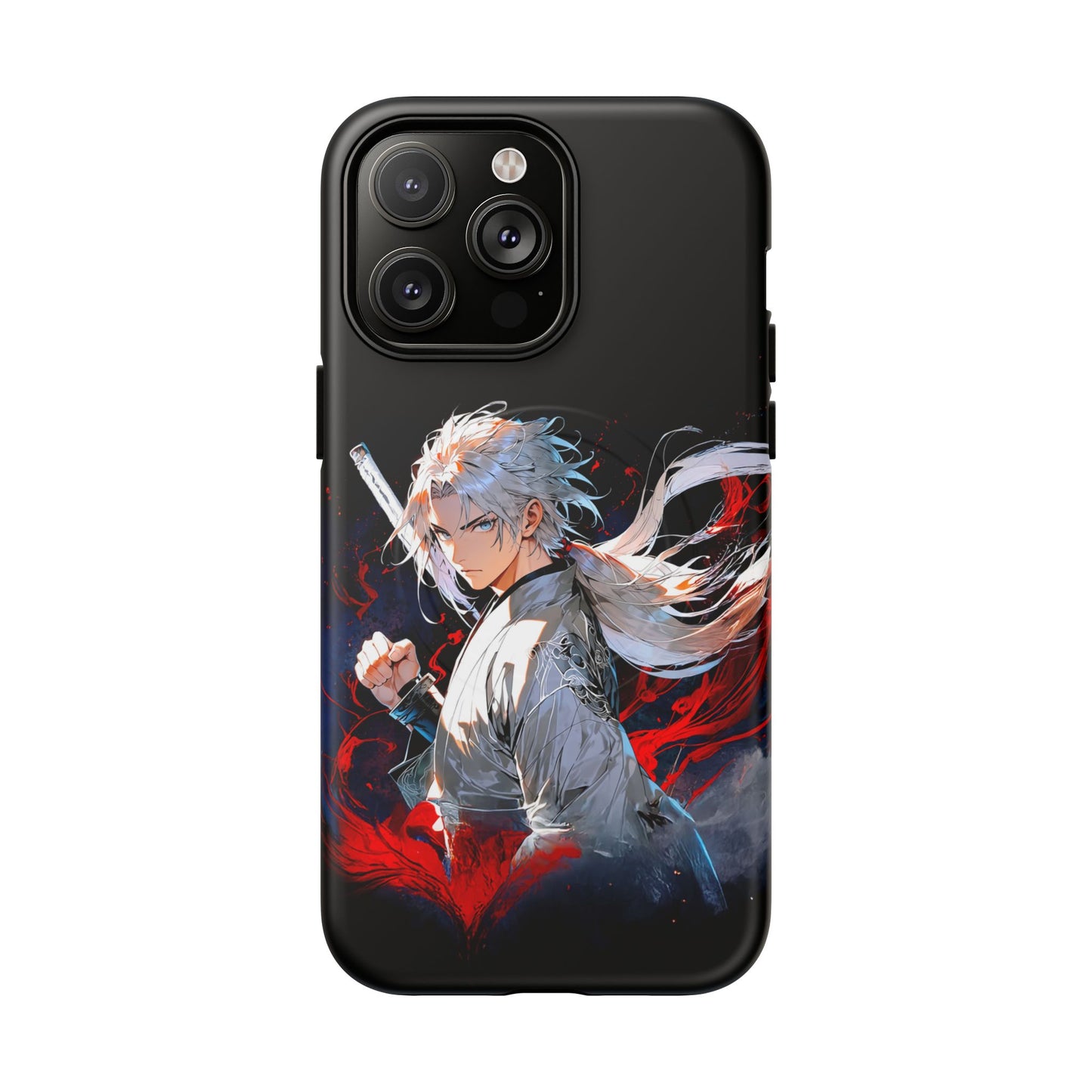 Anime Samurai Phone Case — Personalized Tough Magnetic Case