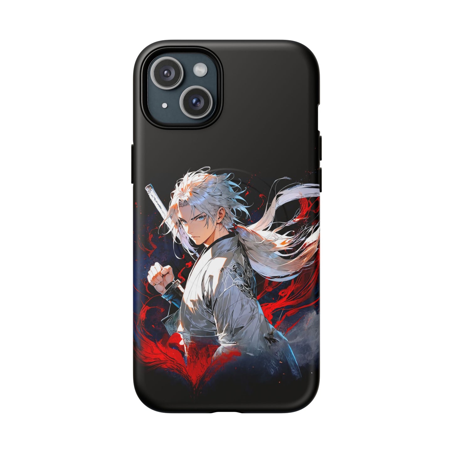 Anime Samurai Phone Case — Personalized Tough Magnetic Case