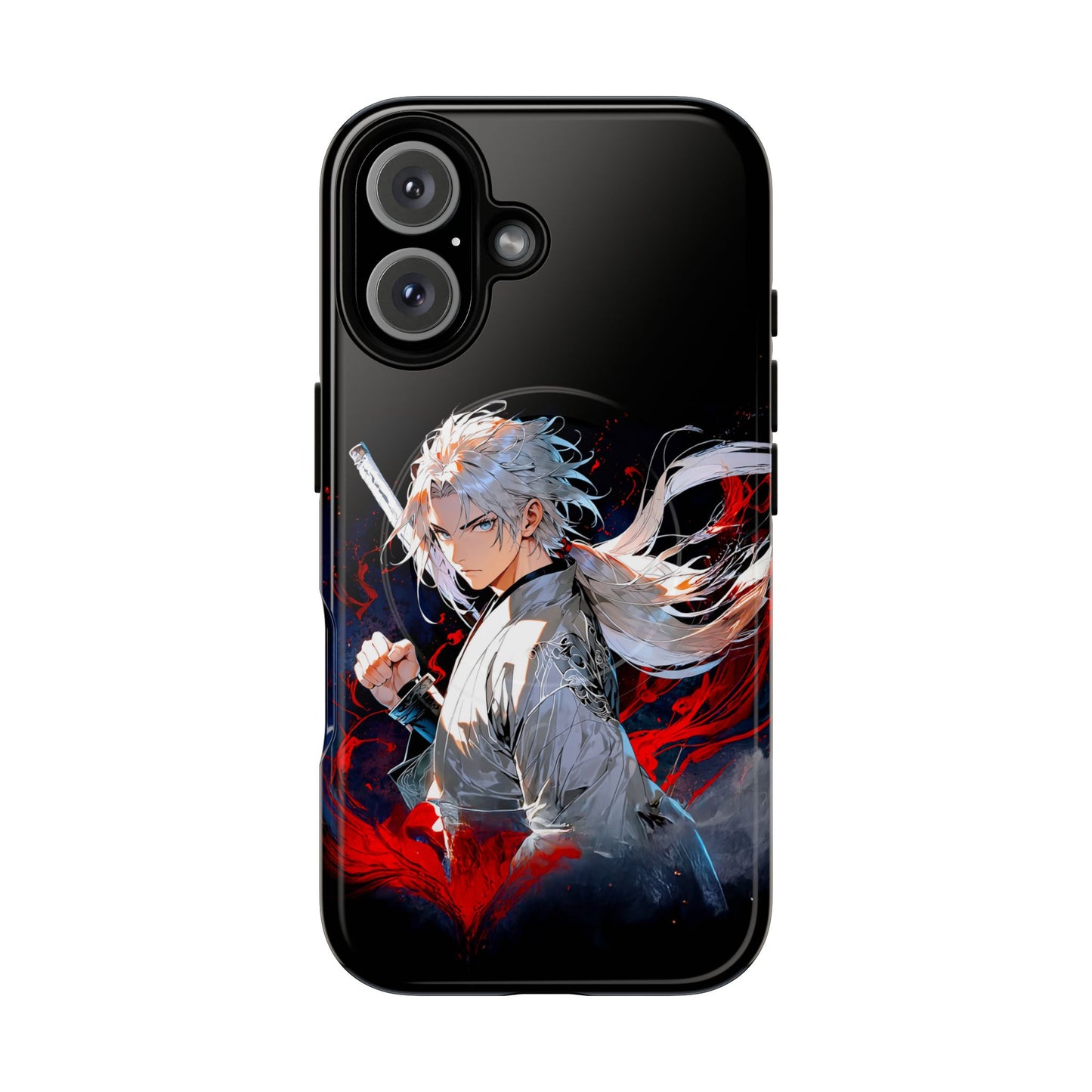 Anime Samurai Phone Case — Personalized Tough Magnetic Case