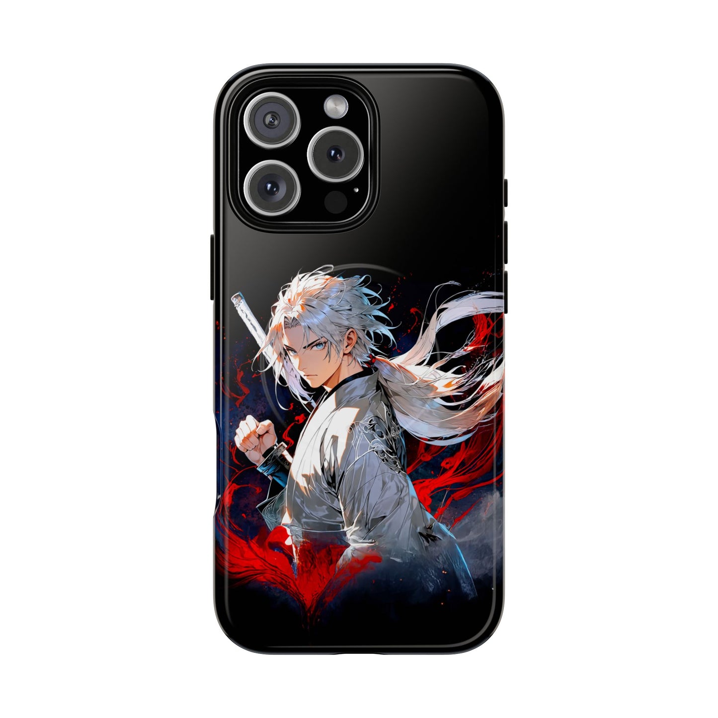 Anime Samurai Phone Case — Personalized Tough Magnetic Case
