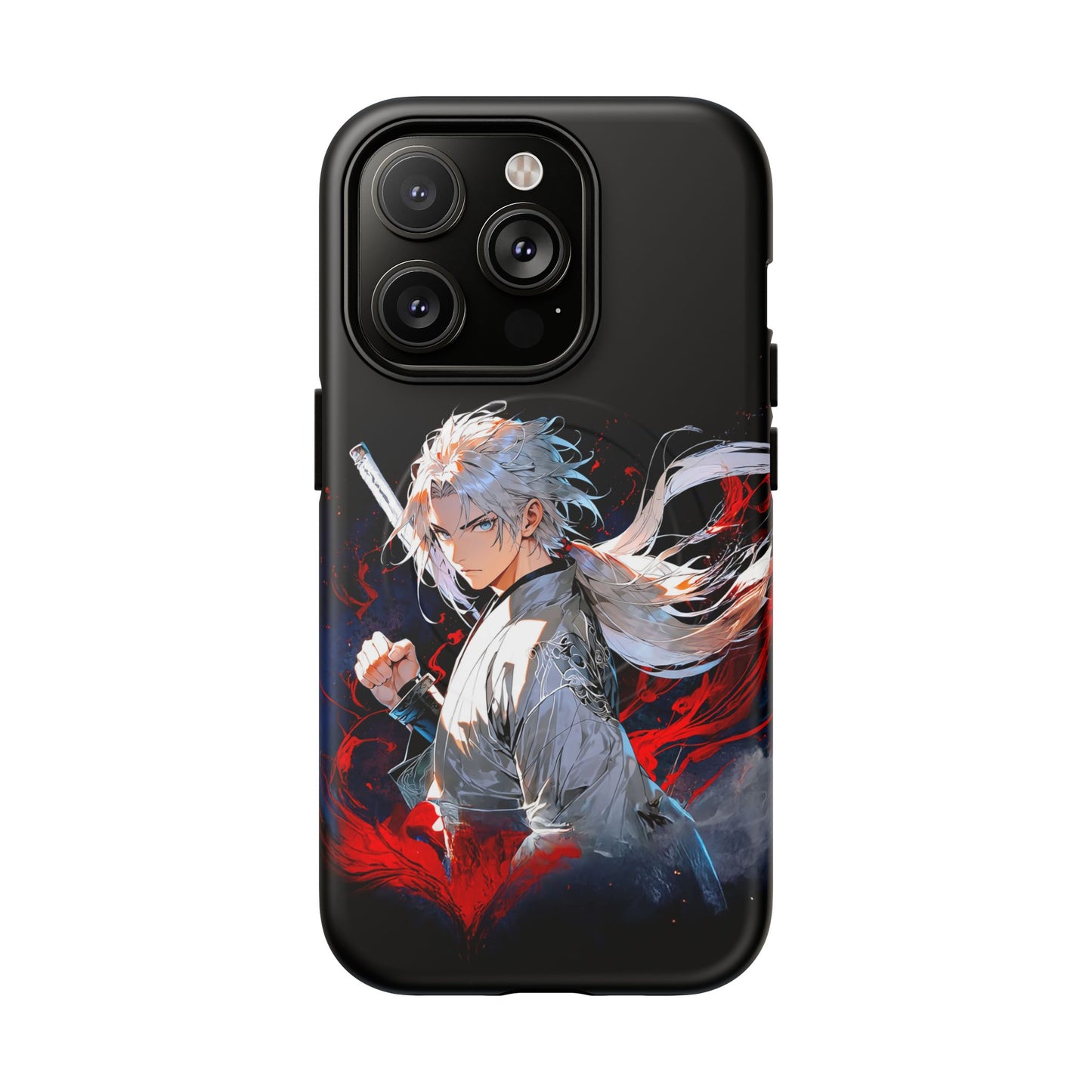 Anime Samurai Phone Case — Personalized Tough Magnetic Case