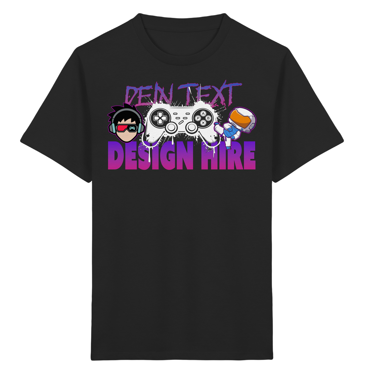 Kinder Bio Premium T-Shirt  - Personalisierbar mit Text, Foto & Anime-Design - Kids & Teens Organic Shirt (GR. 98-164)