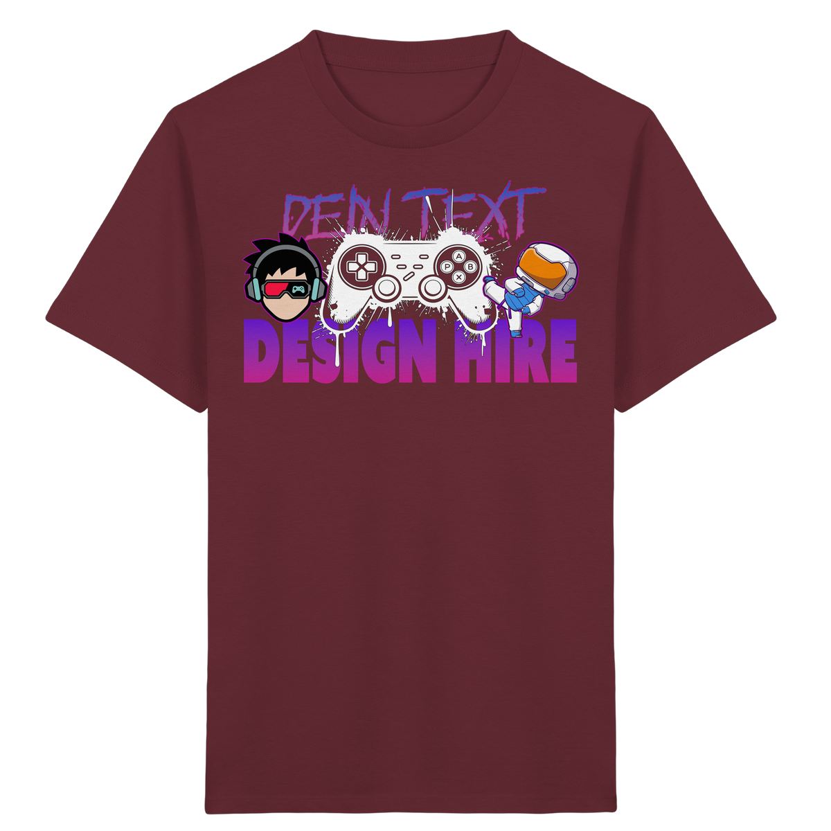 Kinder Bio Premium T-Shirt  - Personalisierbar mit Text, Foto & Anime-Design - Kids & Teens Organic Shirt (GR. 98-164)