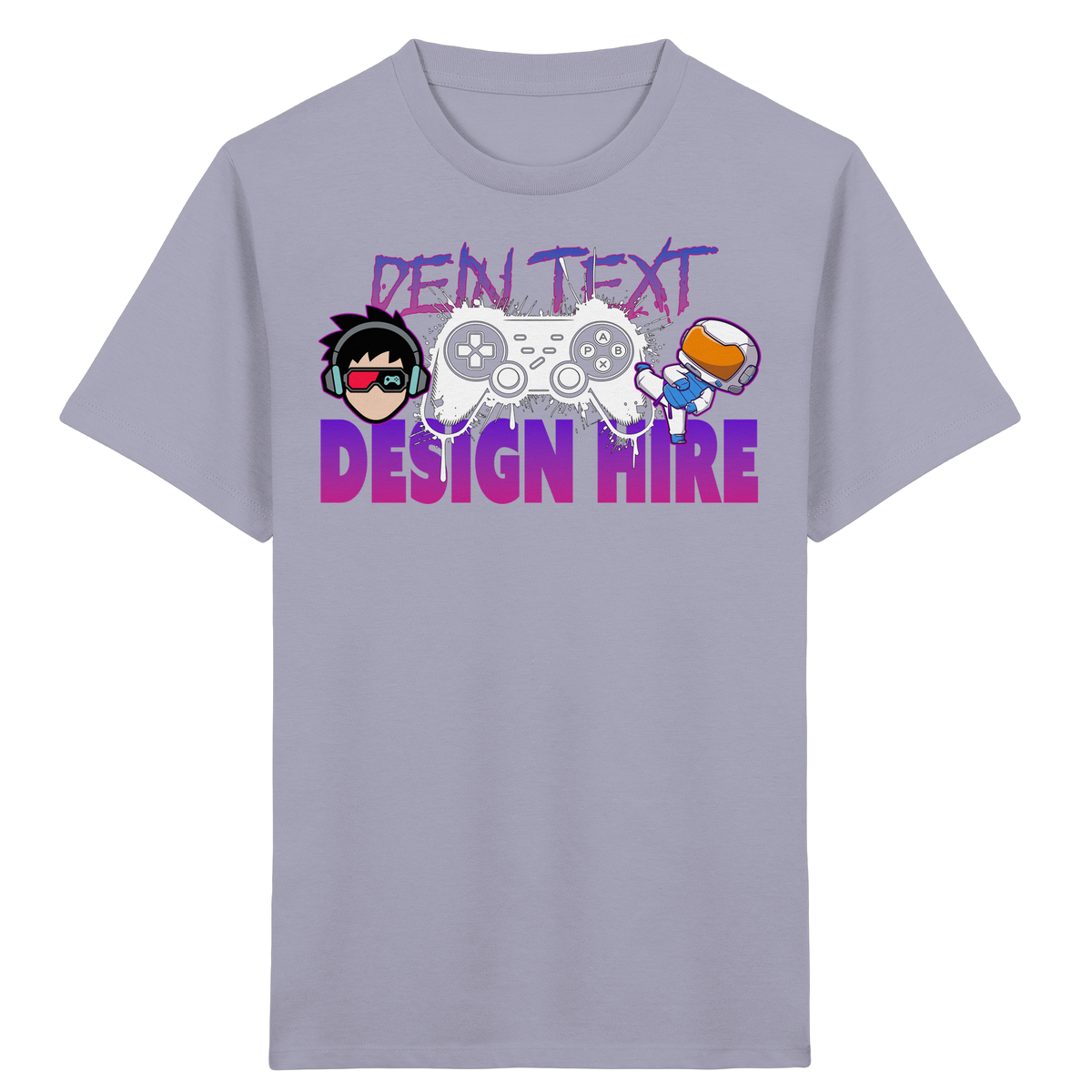 Kinder Bio Premium T-Shirt  - Personalisierbar mit Text, Foto & Anime-Design - Kids & Teens Organic Shirt (GR. 98-164)