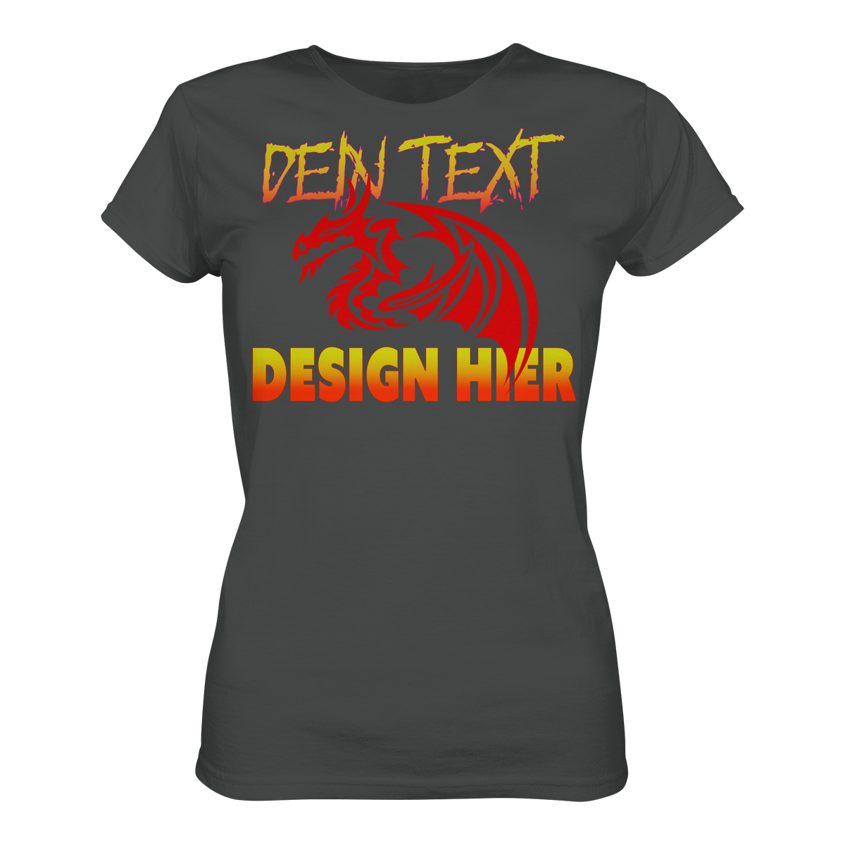 Personalisiertbare mit Dein Text, Foto oder Logo -Damen Bio Premium T-Shirt (Organic Cotton)