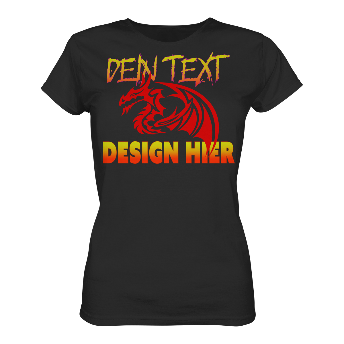 Personalisiertbare mit Dein Text, Foto oder Logo -Damen Bio Premium T-Shirt (Organic Cotton)