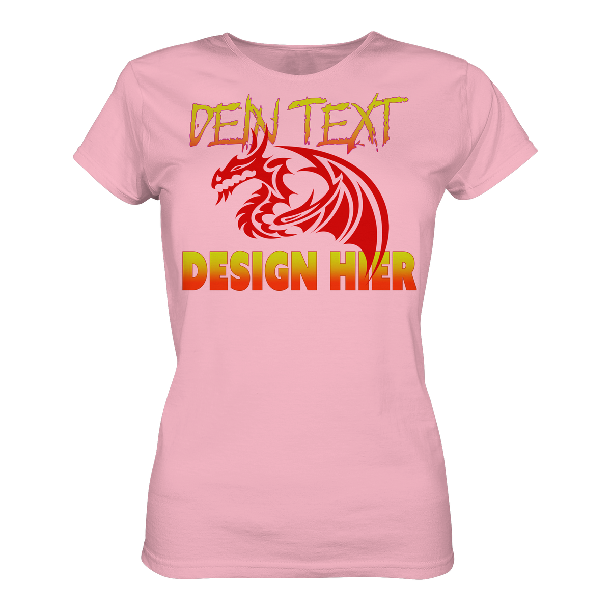 Personalisiertbare mit Dein Text, Foto oder Logo -Damen Bio Premium T-Shirt (Organic Cotton)