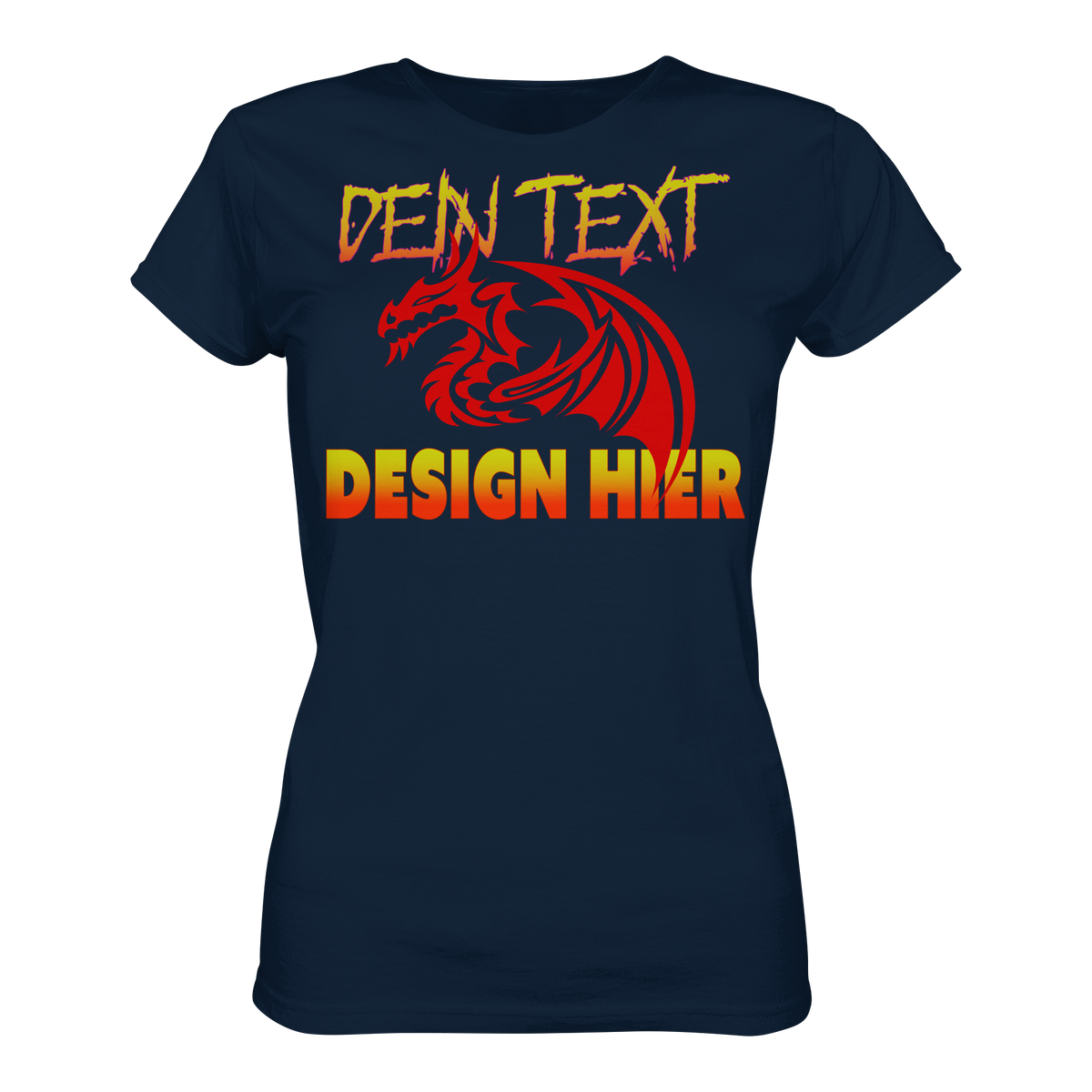 Personalisiertbare mit Dein Text, Foto oder Logo -Damen Bio Premium T-Shirt (Organic Cotton)