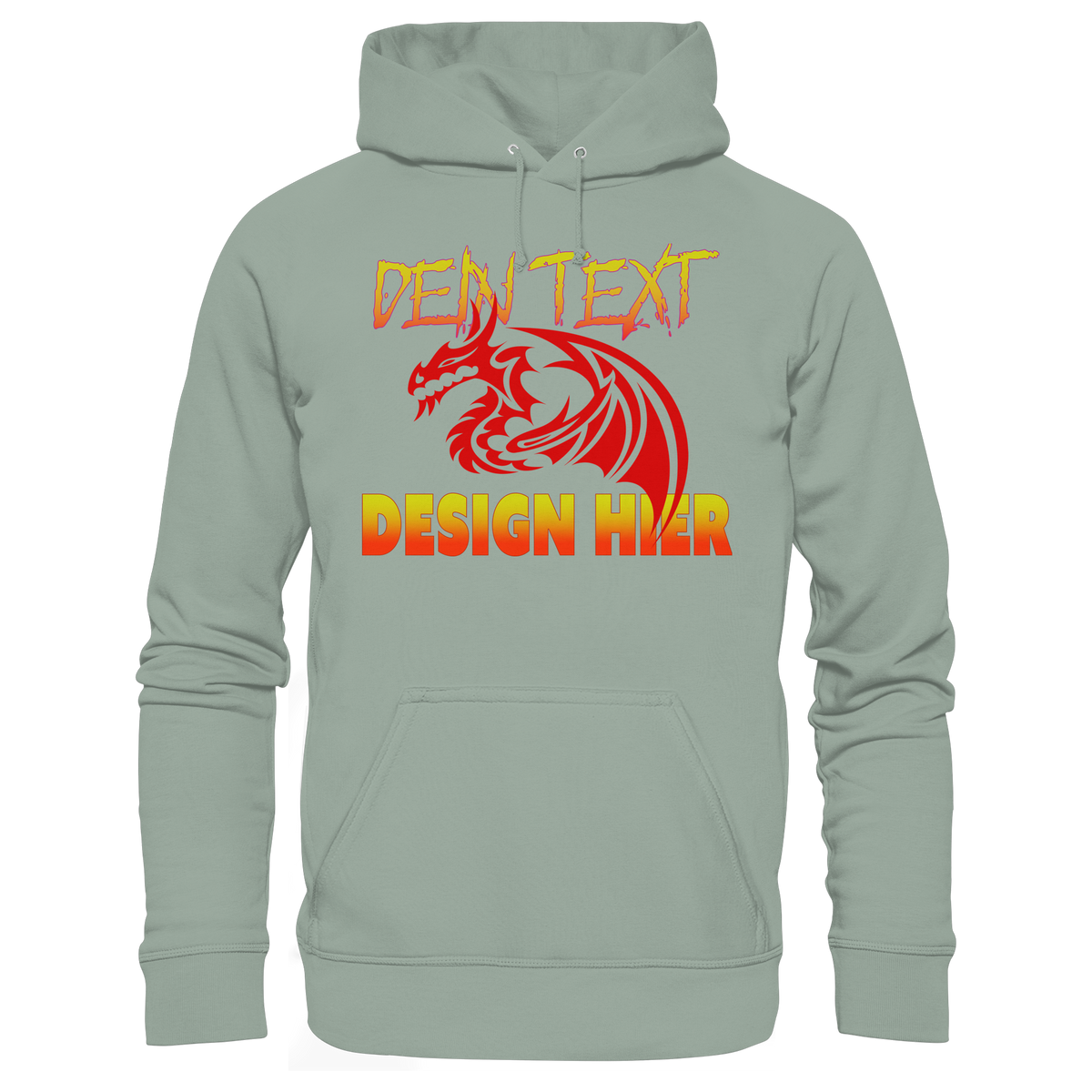 Unisex Bio Anime Streetwear Hoodie (Organic Cotton) - Custom Design/ Logo & Text