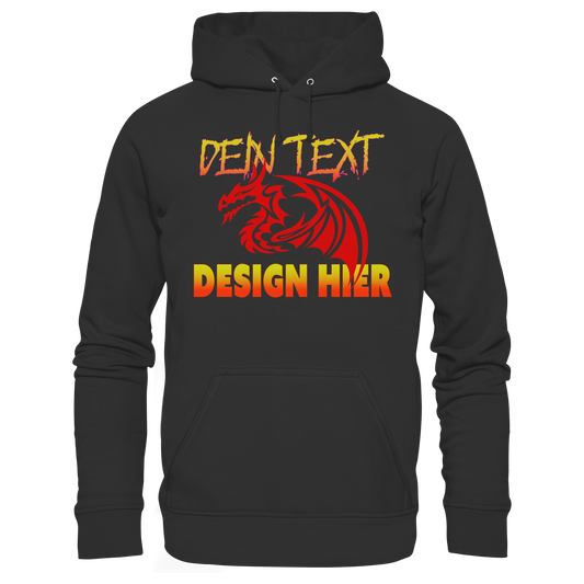 Unisex Bio Anime Streetwear Hoodie (Organic Cotton) - Custom Design/ Logo & Text
