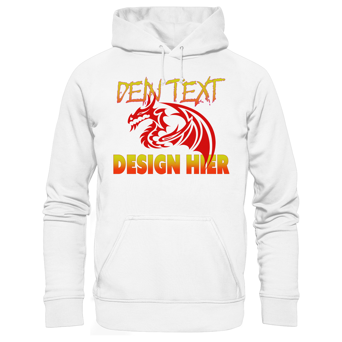Unisex Bio Anime Streetwear Hoodie (Organic Cotton) - Custom Design/ Logo & Text