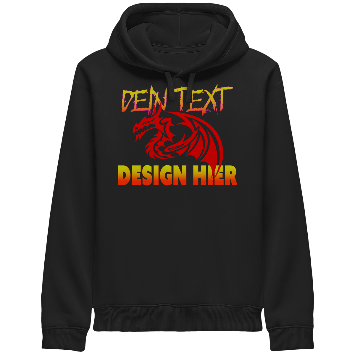 Unisex Bio Streetwear Hoodie mit Side Pocket (Organic Cotton) - Personalisierbar mit Text, Foto & Anime-Design