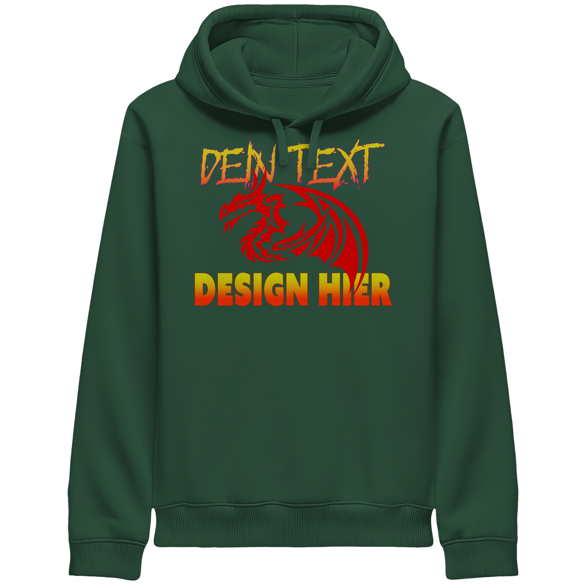 Unisex Bio Streetwear Hoodie mit Side Pocket (Organic Cotton) - Personalisierbar mit Text, Foto & Anime-Design
