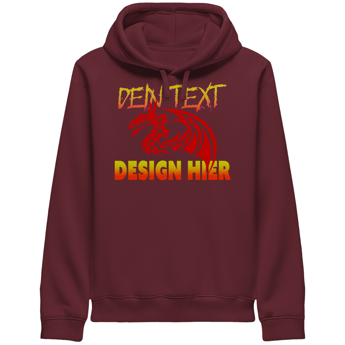 Unisex Bio Streetwear Hoodie mit Side Pocket (Organic Cotton) - Personalisierbar mit Text, Foto & Anime-Design