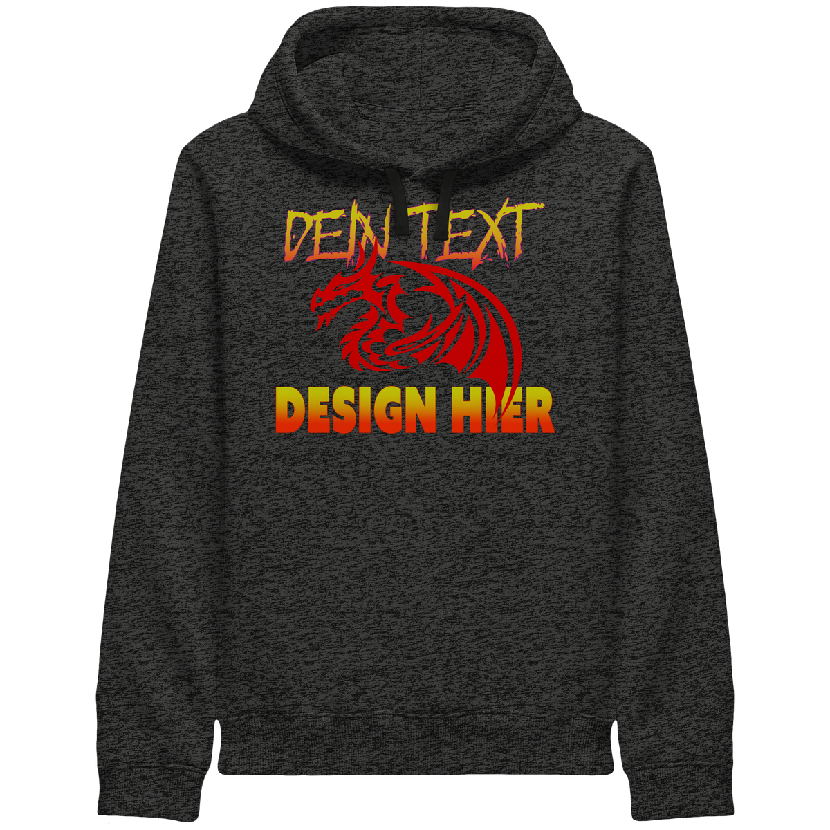 Unisex Bio Streetwear Hoodie mit Side Pocket (Organic Cotton) - Personalisierbar mit Text, Foto & Anime-Design