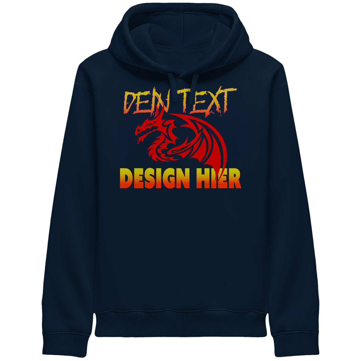 Unisex Bio Streetwear Hoodie mit Side Pocket (Organic Cotton) - Personalisierbar mit Text, Foto & Anime-Design