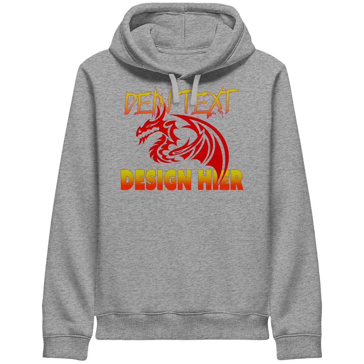 Unisex Bio Streetwear Hoodie mit Side Pocket (Organic Cotton) - Personalisierbar mit Text, Foto & Anime-Design