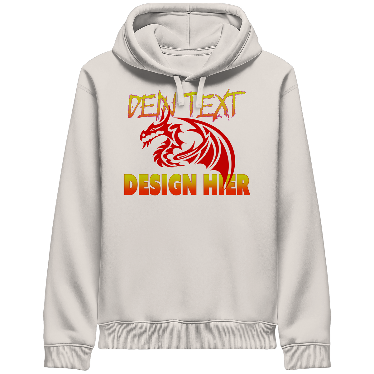 Unisex Bio Streetwear Hoodie mit Side Pocket (Organic Cotton) - Personalisierbar mit Text, Foto & Anime-Design